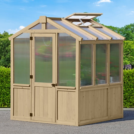 6.7 x 6.0 Meridian Greenhouse - ideal choice for gardening enthusiasts