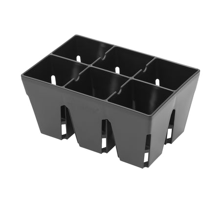 6-Cell Tray Inserts, durable, colorful and ideal for growing different plants