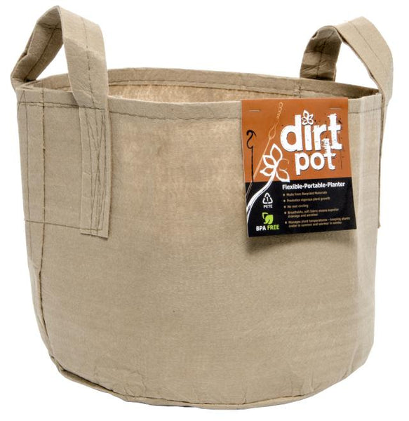 5 Gallon Fabric Dirt Pot with Handle